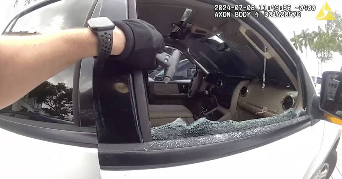 Body Cam Footage Reveals Hero Officer Rescuing A Dog Locked Inside Hot Car